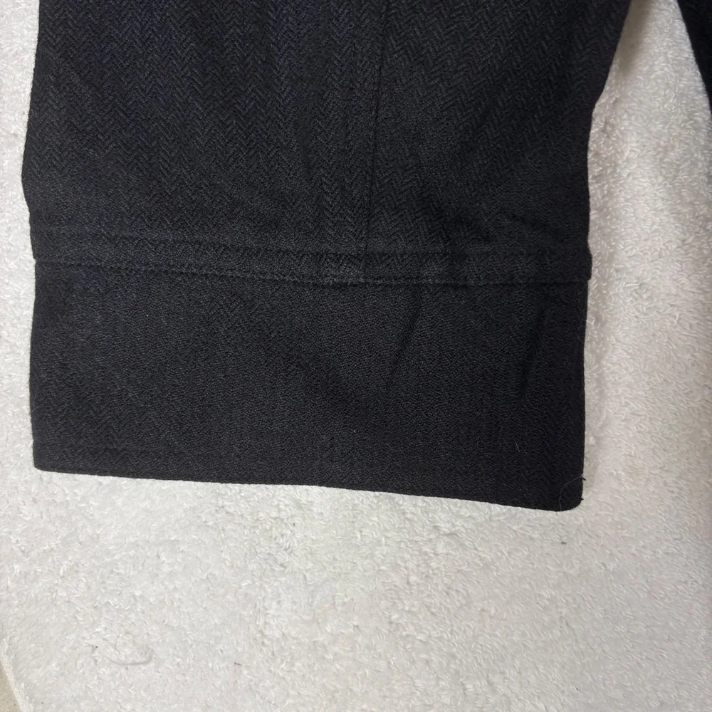 North Face Mens Wool Hooded Parka‎ Jacket Large Dark Charcoal Gray Warm Winter
